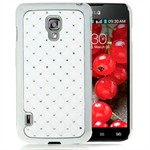 Bling Cover til Optimus L7 2 Dual (Hvid)